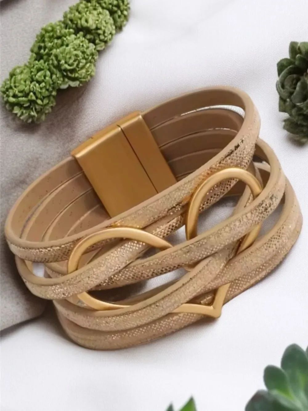 LEATHER BOHO BRACELET